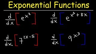 Derivatives of Exponential Functions [upl. by Breena451]