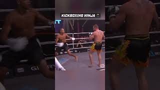 Raymond Daniels defied physics 🤯 kickboxing ninja knockout [upl. by Crispas]