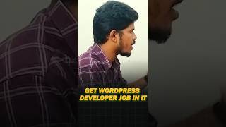 Get a WordPress Developer in the IT Field Tamil  become a wordpress developer [upl. by Ocirederf]