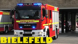 BIELEFELD LÖSCHZÜGE  RÜSTWAGEN uvm FEUERWEHR BIELEFELD MontisEinsatzfahrten [upl. by Acherman]