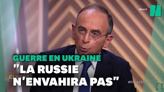 Ukraine ces phrases de Zemmour sur Poutine qui se retournent contre lui [upl. by Whitebook775]