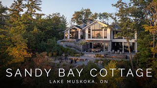 Luxury Lake Muskoka Cottage  Sandy Bay Cottage [upl. by Cello]