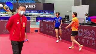 How to block in table tennis using the penhold backhand grip [upl. by Ynehpets]