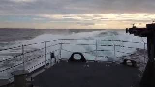 HMCS ATHABASKAN Full Speed [upl. by Mundy]