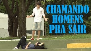 quotChamando homens pra sairquot  Câmera escondida  Fabio Araujo [upl. by Htnnek862]