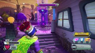 Plants vs Zombies Garden Warfare 2 Using Super Brainzs Beam in Midair [upl. by Adanar]