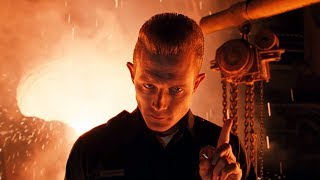 The Death of T1000  Terminator 2 Remastered [upl. by Aneeres]