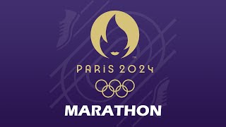 WATCHALONG Marathon Paris 2024 Olympics Gold medal event [upl. by Artened]