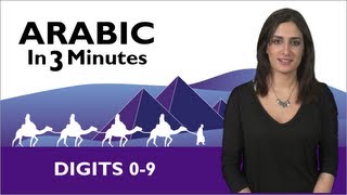 Learn Arabic  Arabic in 3 Minutes  Digits 0 to 9 [upl. by Okim372]