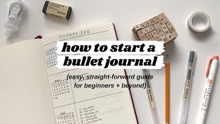 how to start a bullet journal  the ultimate guide for beginners and beyond [upl. by Ait]