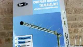 Megaboost Digital TV Freeview Aerial in Corsham Wilts UK [upl. by Disario]