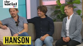 Hanson Chats MMMBop Social Media Fandom and More  The Social [upl. by Eneri]