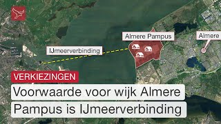 IJmeerverbinding een metrolijn of autoweg  Omroep Flevoland [upl. by Kelwin]