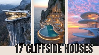 17 Stunning Cliffside Houses You Must See at Sunset 🌅  Breathtaking Views amp Hidden Gems [upl. by Aromas]