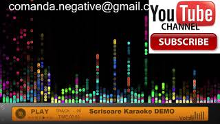 Voltaj  Scrisoare Karaoke DEMO Negativ Instrumental [upl. by Hephzibah]