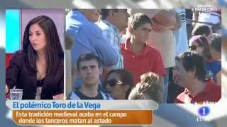 Las mañanas RTVE1 Debate sobre el Toro de la Vega 17 sept 2013 [upl. by Birk]