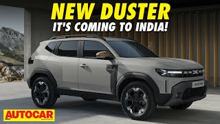 New Renault Duster  Rugged crossover in an allnew avatar  First Look  autocarindia1 [upl. by Norabal]