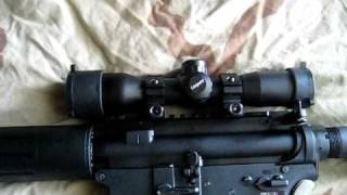 UTG 312X44 30mm Compact Scope AO 36color Mildot Rings  Black review [upl. by Thedrick]