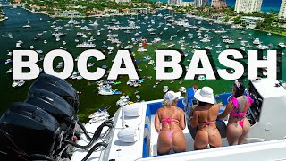 W1LDEST Sandbar Party in Florida  BOCA BASH 2023  Boat Zone Miami [upl. by Aluor57]