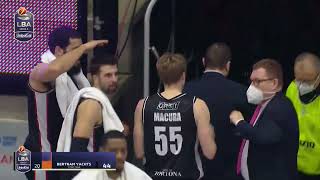 HIGHLIGHTS NUTRIBULLET TREVISO BASKETBERTRAM TORTONA [upl. by Aiceled]