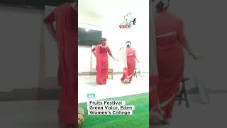 Fruits Festival 2024  Cultural Programme  Green Voice Eden Womans College [upl. by Jenness]