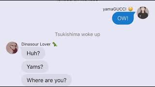 Bottoms Get Hurt  Haikyuu Texts  Kagehina Tsukiyama Iwaoi and more [upl. by Laris752]