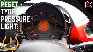 How To RESET Car Tyre Pressure Warning Light TPMS  Toyota Aygo  Tyre PSI Levels [upl. by Kirima997]