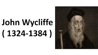 John Wycliffe  The Morning Star of Reformation  Urdu  Hindi  Explanation [upl. by Laon158]