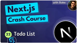 Todo List  Nextjs 14 Course Tutorial 22 [upl. by Utas]