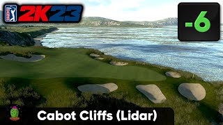 PGA Tour 2K23  Cabot Cliffs Lidar [upl. by Llewxam]