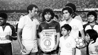 Universitario vs Boca Juniors  Amistoso 1981 Partido Completo Maradona [upl. by Sihonn]