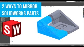 SOLIDWORKS Quick Tip  How to Mirror Parts [upl. by Rochell]