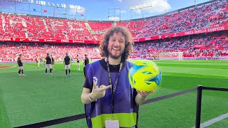 Así se vive un partido de fútbol en ESPAÑA  El Gran Derbi ¡gran experiencia 🇪🇸⚽️ [upl. by Sidwel272]