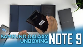 Samsung Galaxy Note 9 512GB8GB RAM Unboxing amp First Impressions [upl. by Erdne646]