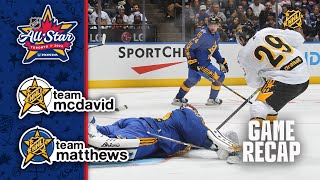 Team McDavid vs Team Matthews  2024 NHL AllStar FINALS Highlights [upl. by Sik]