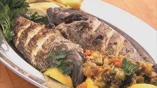 Whole Grilled Sea Bass [upl. by Starinsky]