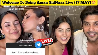 1MAY Shehnaaz Gill Sab First Class Hai 🤩 Being Aman SidNaaz Fans Live 💫 [upl. by Enyawad129]