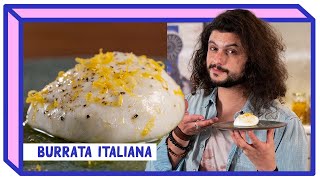 COMO SE FAZ E COMO SERVIR BURRATA ITALIANA  Pequenos Produtores  Mohamad Hindi [upl. by Truc]