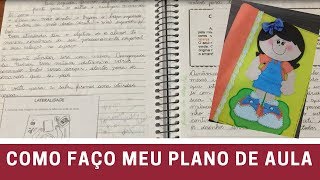 COMO É O CADERNO DE PLANEJAMENTO DE UMA PROFESSORA planejamento [upl. by Salli892]