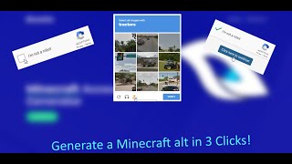 How to Generate Minecraft Alts Faster [upl. by Nohtan]