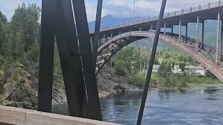 Brilliant suspension bridge in castlegar bc [upl. by Alyled319]