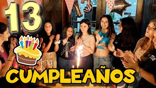 CUMPLEAÑOS ARANTXA 🎂 13 AÑOS 🎁 ASI FUE MI FIESTA Y MIS REGALOS [upl. by Jone896]