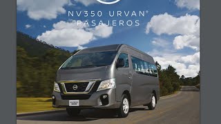 Nissan URVAN Pasajeros 2022 Ficha Técnica [upl. by Nodnar543]