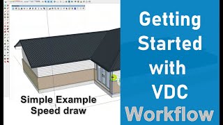 Getting started with Virtual Design amp Construction software Basic single level home Workflow [upl. by Atiekram]