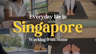 Day in my life in Singapore  Working from home skincare routine realistic vlog [upl. by Eellehs]