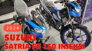 Suzuki Satria FU 150 Injeksi Warna Silver Biru Metalik motoGP [upl. by Ymac]