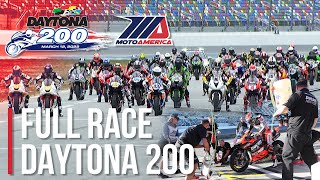 2022 MotoAmerica Daytona 200  FULL RACE [upl. by Ayamat786]