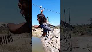 zipline at kumusha resort [upl. by Airelav]