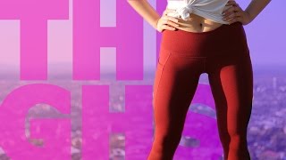 Toned Thighs Workout  5 Moves to Your Fittest Thighs [upl. by Beckie118]