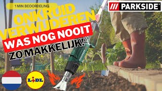 ELEKTRISCHE ONKRUIDVERDELGER PARKSIDE PLHLG 2000 C2 DUTCH NEDERLANDS LIDL [upl. by Hermes]